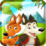 Fox and Wolf Jigsaw Puzzles icône