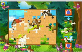 Lis i Wilk Puzzle gra screenshot 2