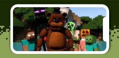 Mod FNaF Animatronic for MCPE captura de pantalla 1
