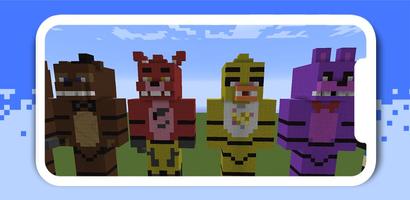 Mod FNaF Animatronic for MCPE captura de pantalla 2