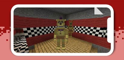 Mod FNaF Animatronic for MCPE captura de pantalla 3