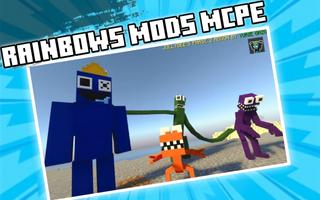 Mod Rainbow Friends Minecraft poster