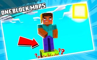 One Block Map MCPE Poster