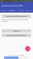 Conversor de XLS em PDF imagem de tela 2