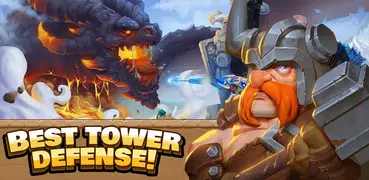 Defiende la torre: rey héroe