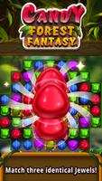 Candy forest fantasy plakat