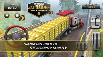 Offroad Gold Transport Truck Driver capture d'écran 3