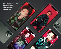 HD Wallpaper of Tanjiro Kamado KNY Anime ภาพหน้าจอ 1