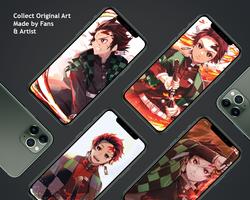 HD Wallpaper of Tanjiro Kamado KNY Anime ภาพหน้าจอ 2
