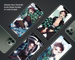 HD Wallpaper of Tanjiro Kamado KNY Anime ภาพหน้าจอ 3