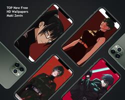 Maki Zenin HD Wallpaper of JJK Anime 4K постер