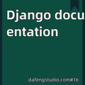 Django documentation