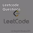 Leetcode Questions Zeichen