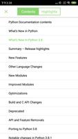 Python 3.8.5 Documentation captura de pantalla 1