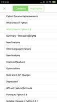 Python 3.8.5 Documentation capture d'écran 1