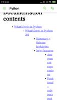 Python 3.8.5 Documentation capture d'écran 2