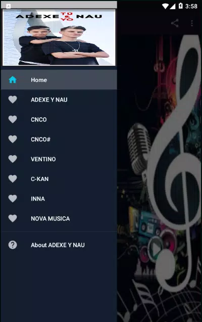 Descarga de APK de Adexe Y Nau - En Mi Corazón new mp3 para Android