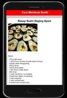 Resep Menu Sushi تصوير الشاشة 2