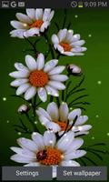 White Flowers Beauty LWP पोस्टर