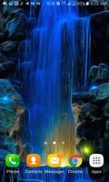 Abstract Blue Fall LWP poster