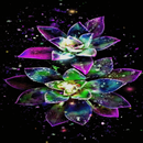 Abstract Magical Flowers LWP APK