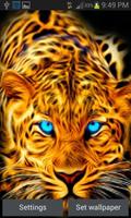 Blue Eyes Leopard LWP Cartaz
