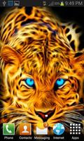 Blue Eyes Leopard LWP imagem de tela 1