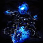 Blue Fire Bike LWP أيقونة