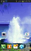 Blue Ocean Fountain LWP screenshot 1