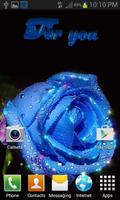 Blue Rose For You LWP تصوير الشاشة 1
