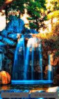 Blue Waterfall Mountain LWP poster