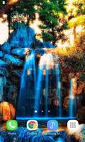 Blue Waterfall Mountain LWP screenshot 2