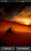 Desert Sunset Live Wallpaper poster