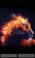 Fiery Tiger King LWP 海報