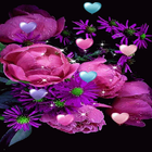 Flowers Hearts Live Wallpaper icon