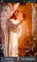 Jesus On Door LWP Affiche