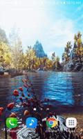 Lake Flowers Live Wallpaper syot layar 2