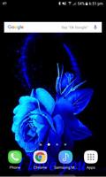 Lovely Blue Rose LWP スクリーンショット 1