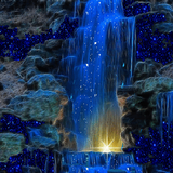 Magic Blue Fall LWP أيقونة