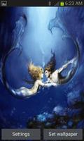 Mermaid Love Live Wallpaper Affiche