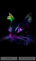 Neon Cat Live Wallpaper 海报
