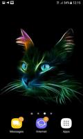 Neon Cat Live Wallpaper 截图 1