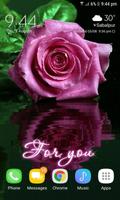 Purple Rose Reflection LWP screenshot 2