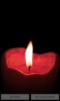 Red Candle Light LWP poster