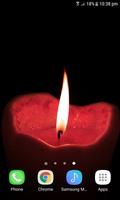 Red Candle Light LWP screenshot 2