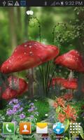 Red Mushroom Live Wallpaper capture d'écran 1