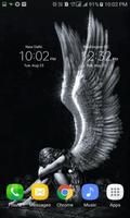 Sad Angel Live Wallpaper 스크린샷 2