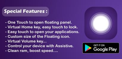 Assistive Touch : Quick Touch Assistive Control capture d'écran 1