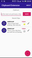 Clipboard Extension الملصق