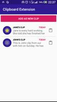 Clipboard Extension تصوير الشاشة 1